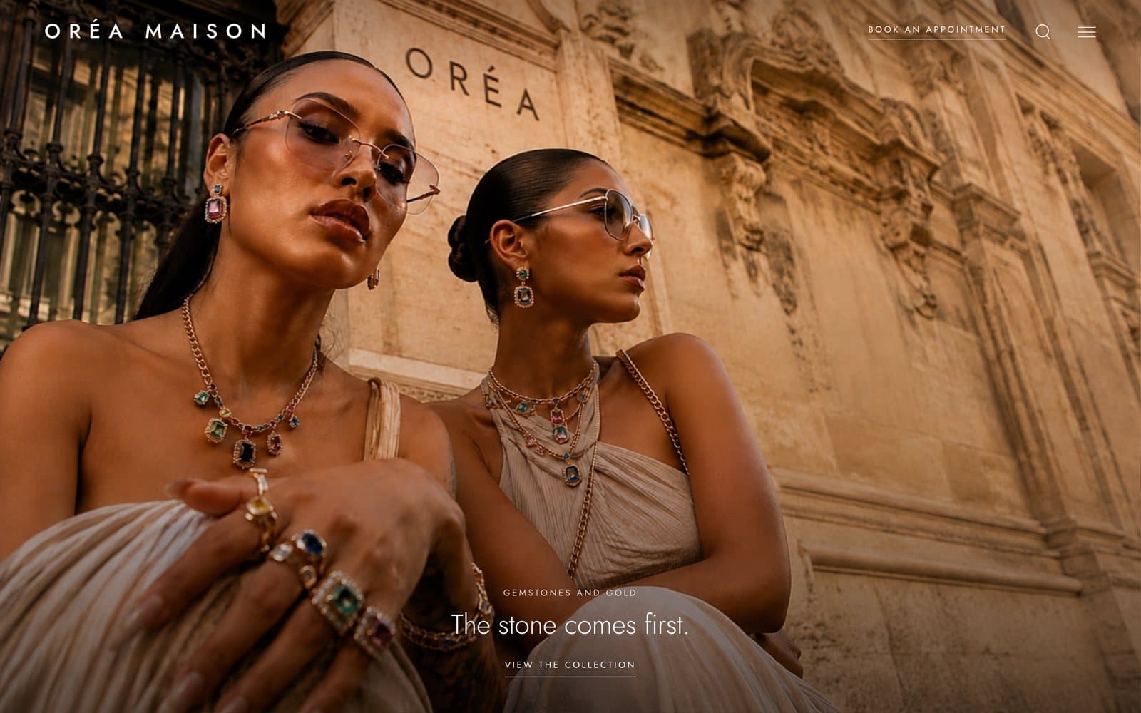 The ORÉA MAISON home page, built by Webmasters LDN